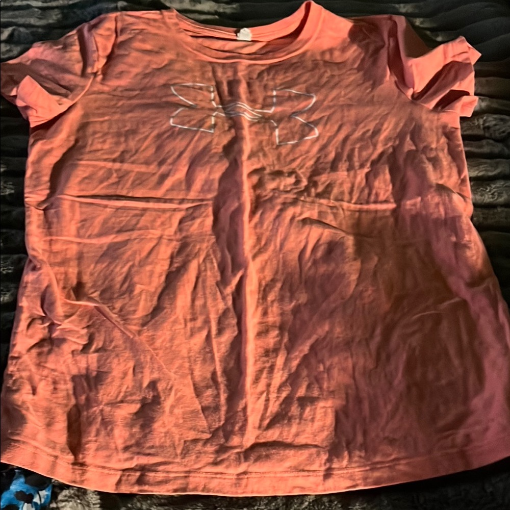 Under Armour Orange Short Sleeve Tee